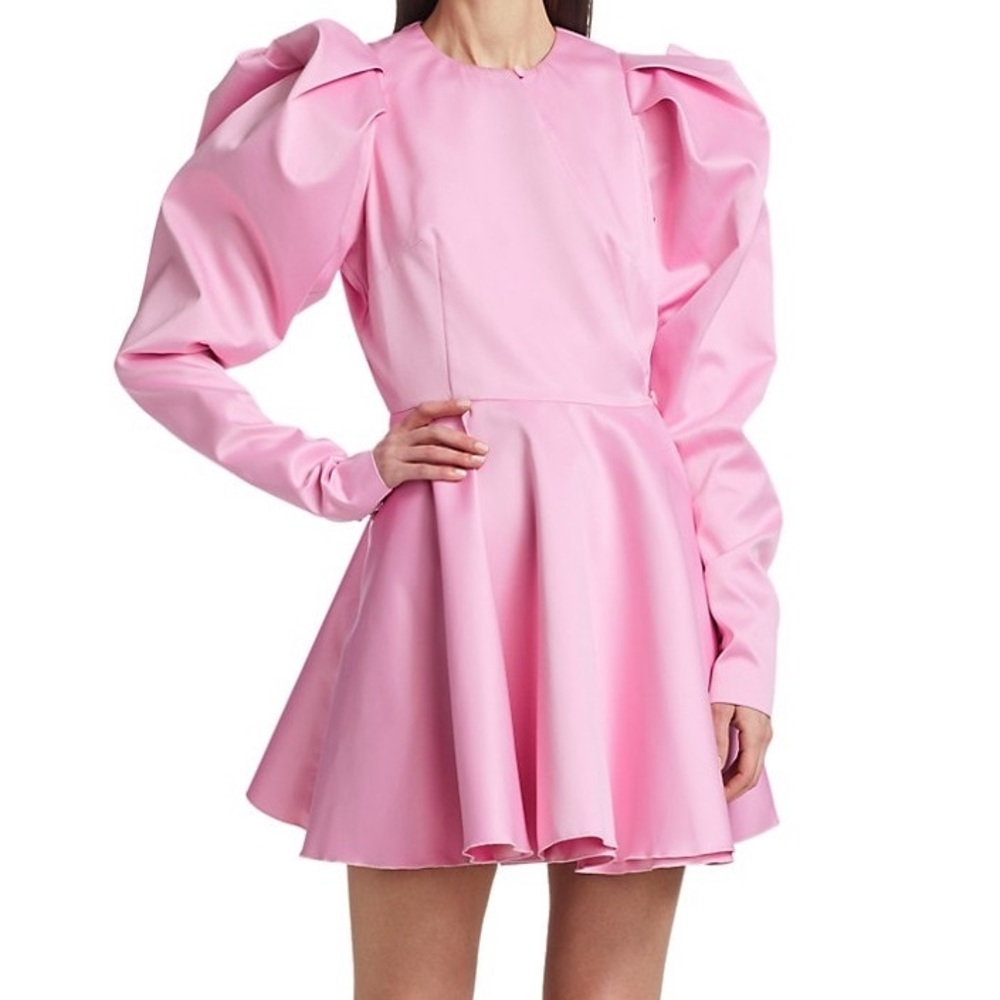 Rotate Birger Christensen Puff-Sleeve Minidress